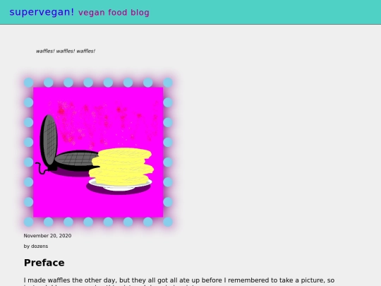 posts/waffles screenshot