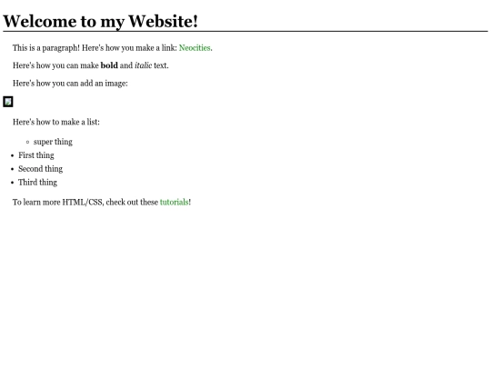 test screenshot