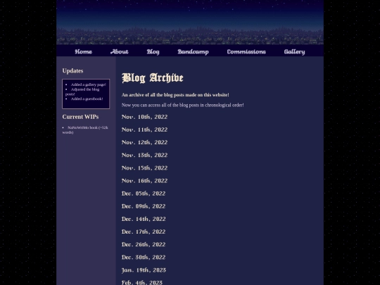 archive screenshot