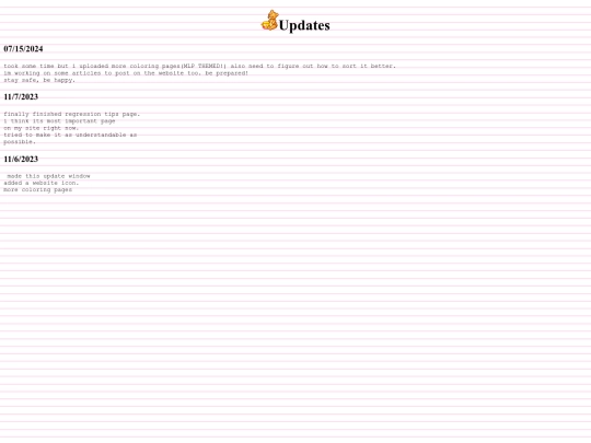 updates screenshot