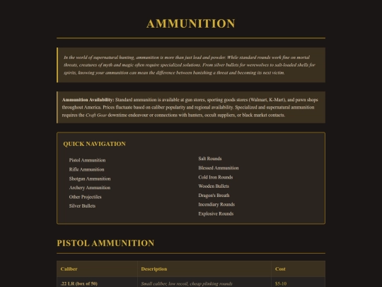 ammunition screenshot