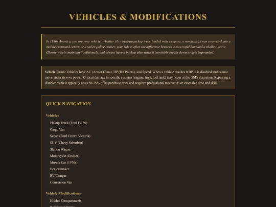 vehicles-modifications screenshot