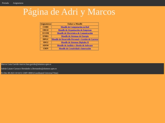 Practica1/asignaturas screenshot