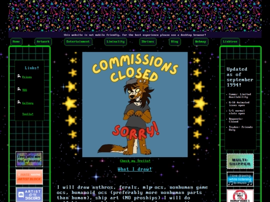 artcomms screenshot