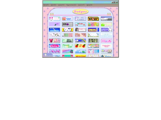 badges screenshot
