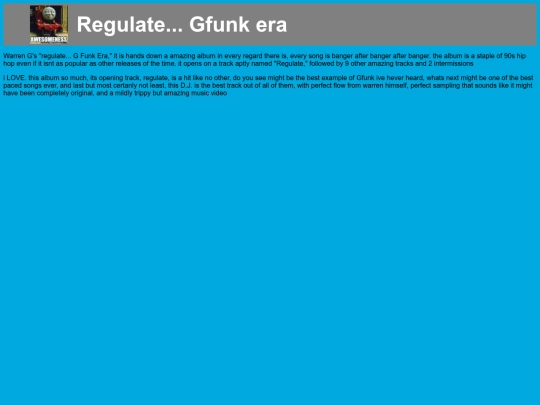 Reviews/Regulating screenshot