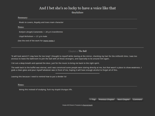 ao3 screenshot