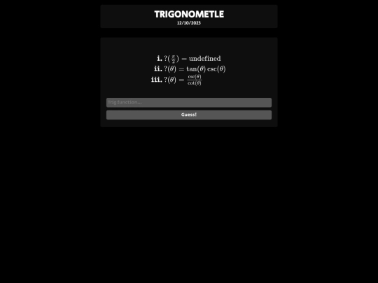 trigonometle screenshot
