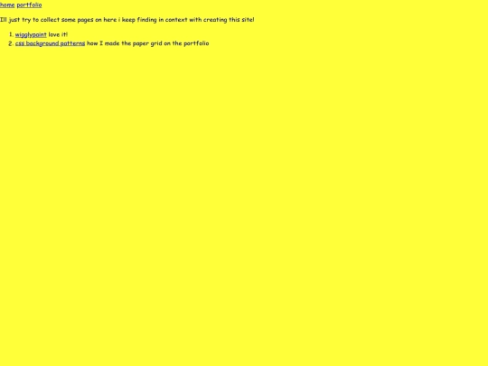 links screenshot