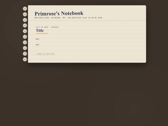 blogs/template screenshot