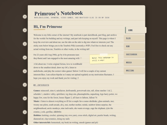 index screenshot