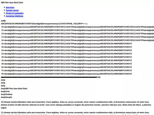 fonts/webfontkit-20210402-023502/ibmplexsans-bolditalic-demo screenshot