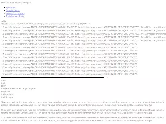 fonts/webfontkit-20210402-023502/ibmplexsans-extralight-demo screenshot