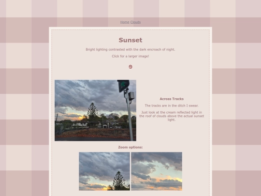 clouds/sunset screenshot