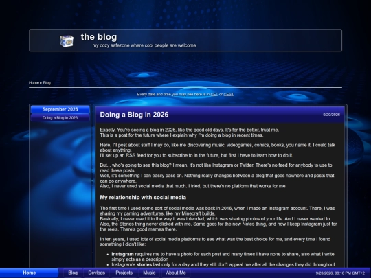blog screenshot