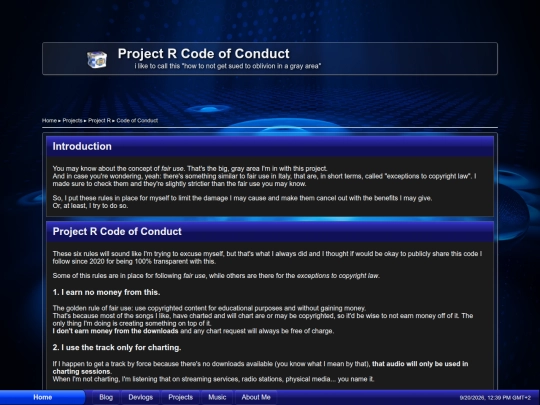projects/pjr/conduct screenshot