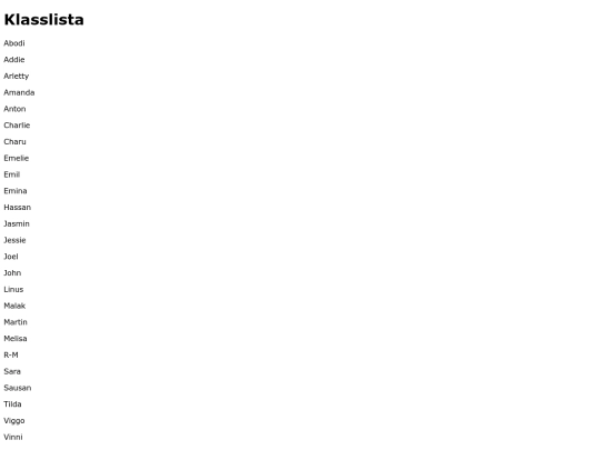 index screenshot