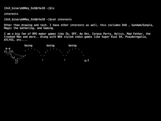 interests screenshot