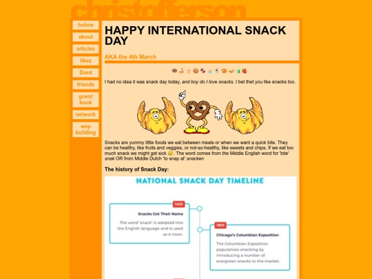 posts/snacks screenshot