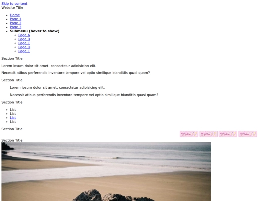 index screenshot