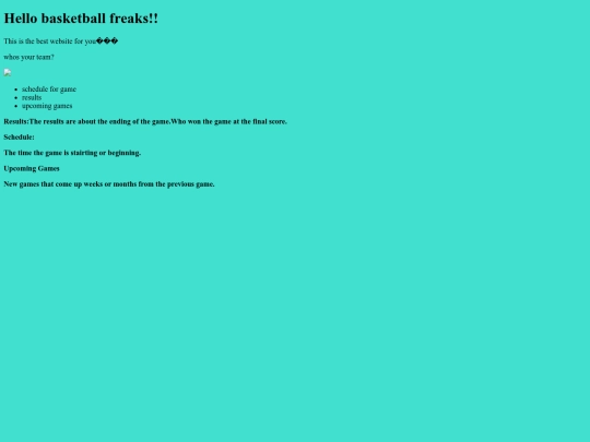 Basketball screenshot