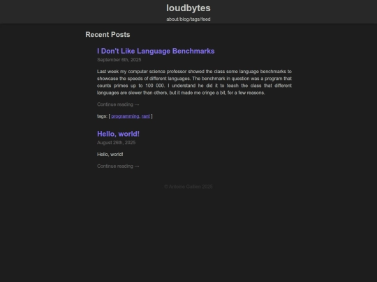 index screenshot