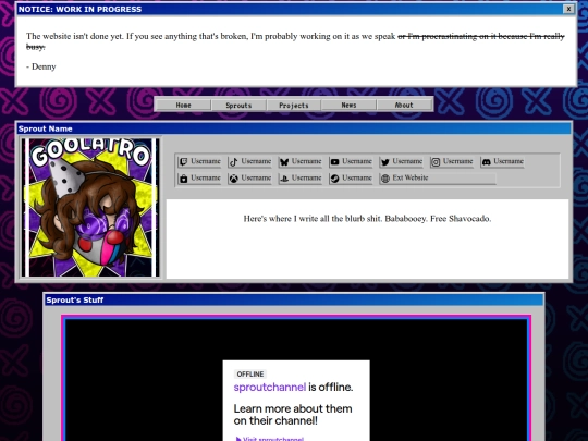 7otusPod/sproutTemplate screenshot