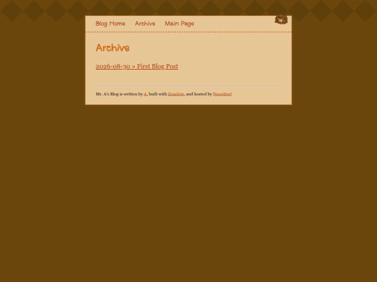 blog/archive screenshot