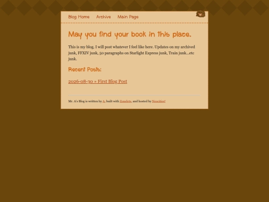 blog screenshot