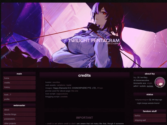 credits screenshot
