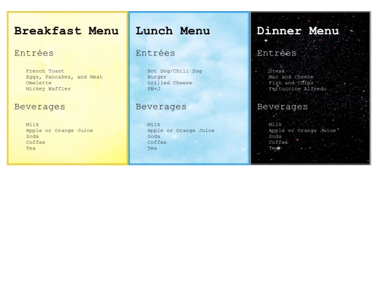 menu/menu screenshot