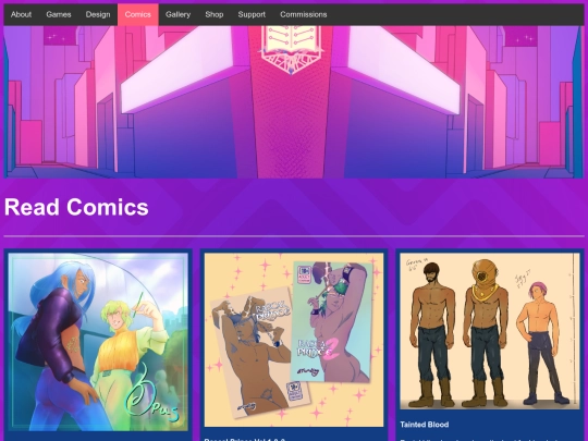 comic-index screenshot