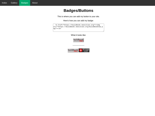 badges screenshot