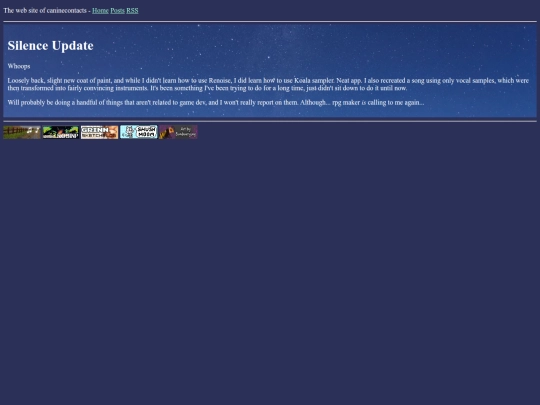 posts/2026/silence-update screenshot