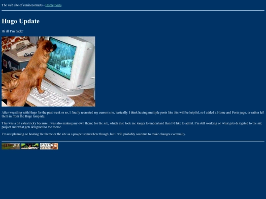 posts/hugo-update screenshot