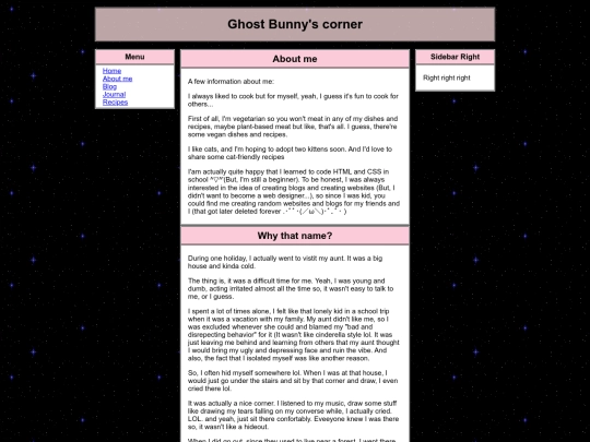aboutme screenshot