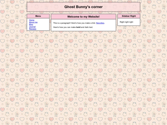 blog screenshot