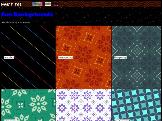 extras/backgrounds screenshot