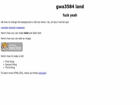 index screenshot