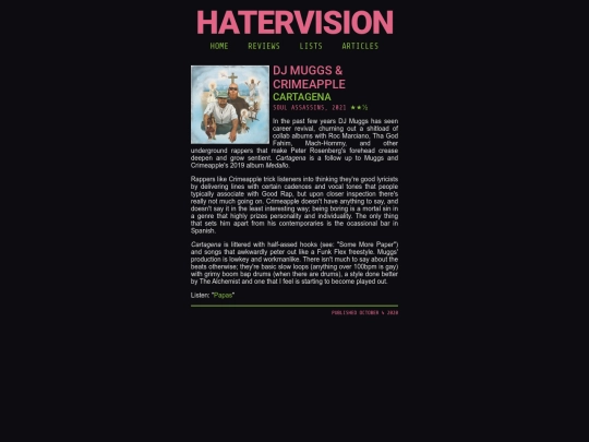 reviews/dj-muggs-and-crimeapple-cartagena screenshot
