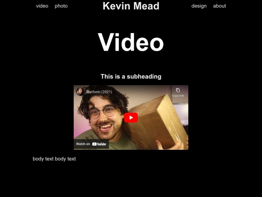 video screenshot