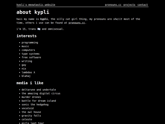 index screenshot