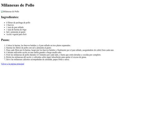 milanesa screenshot