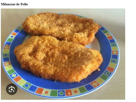 recetario/milanesa screenshot