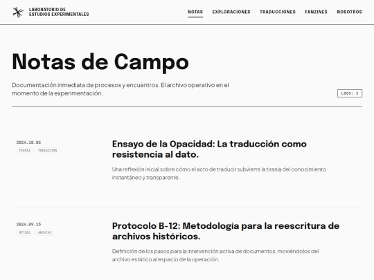 notas screenshot