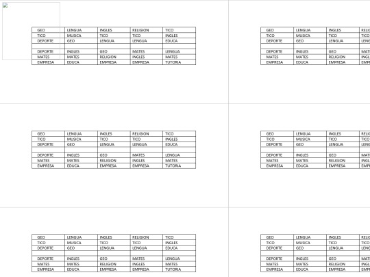 horario screenshot