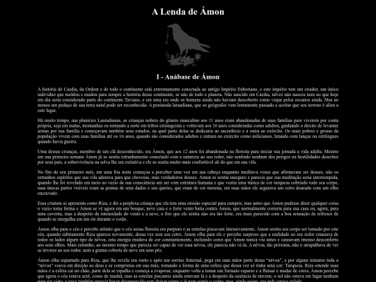 contos/ALendaDeAmon screenshot