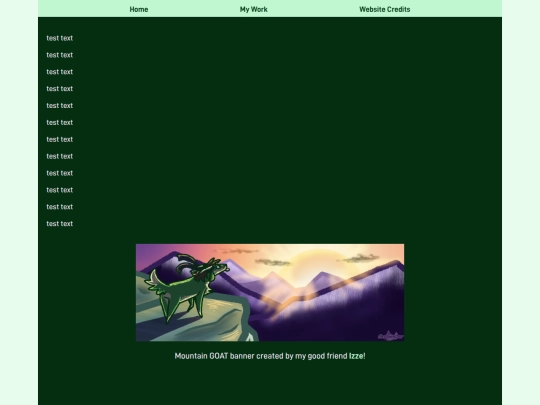test screenshot