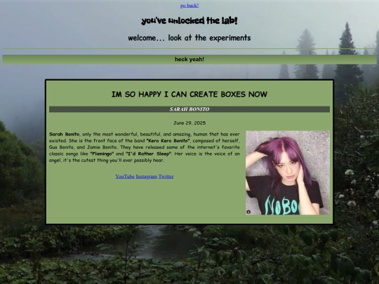 testingsite screenshot