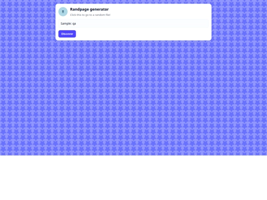 Randpage screenshot